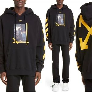 Off-white Caravaggio painting graphic hoodie